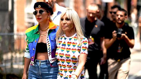 lady gaga and donatella versace relationship|lady gaga versace capsules.